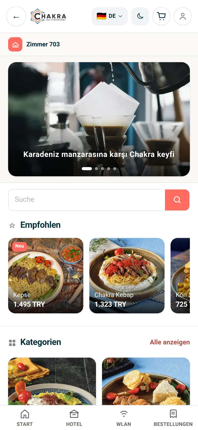 Eine Bestellung oder eine Anfrage