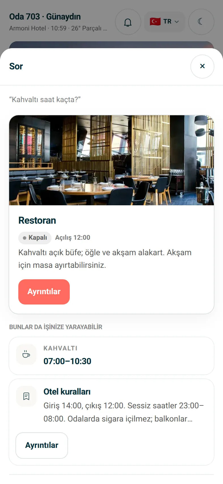 Misafir · Sor